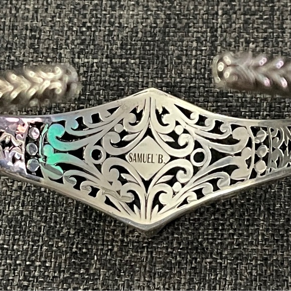 NWOT Samuel B Ningsih Bangle - Labradorite - Picture 3 of 9